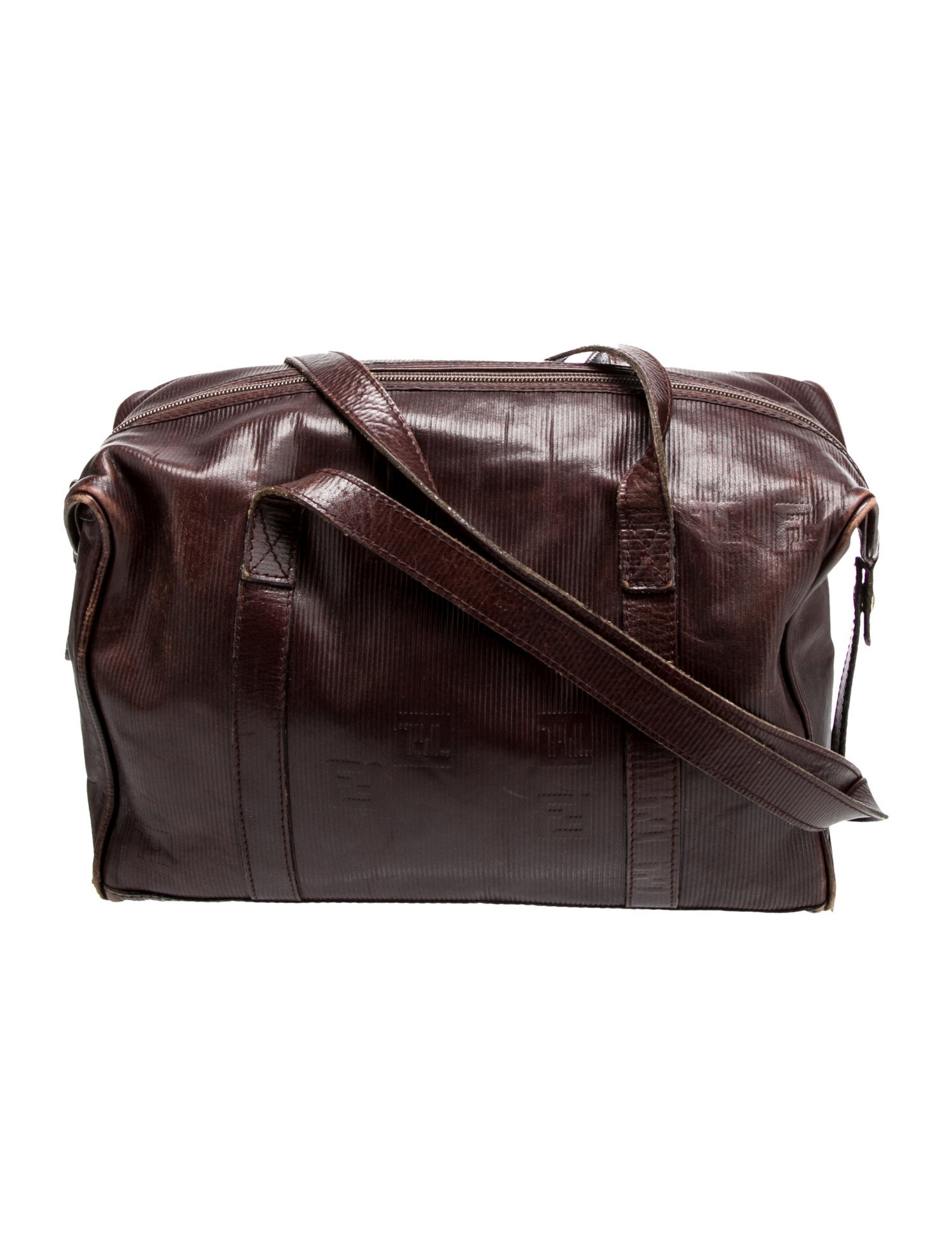 Fendi Leather Shoulder Bag Vintage