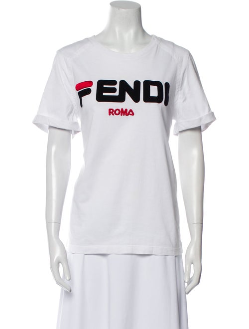 Fendi Graphic Print Crew Neck T-Shirt