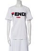 Fendi Graphic Print Crew Neck T-Shirt