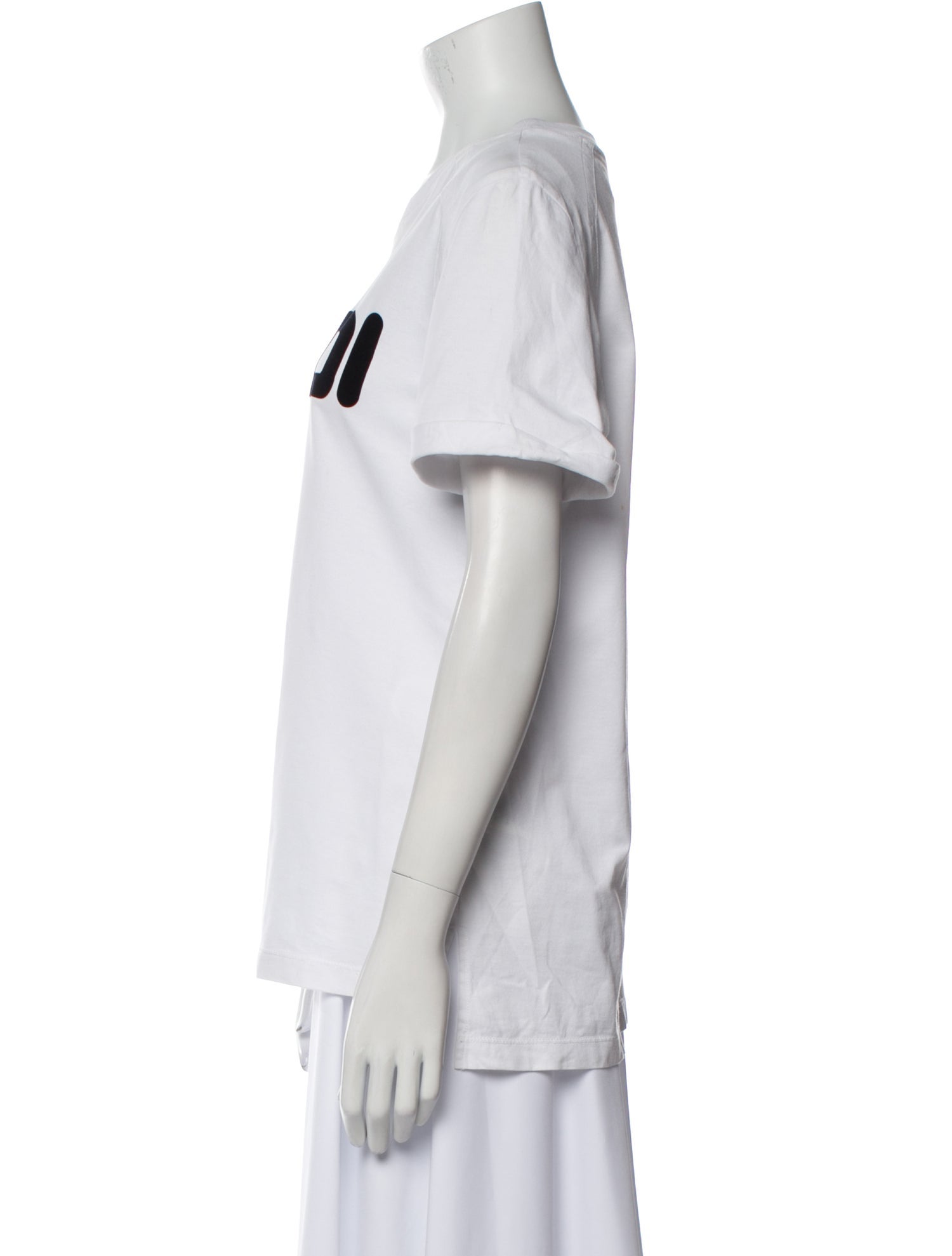 Fendi Graphic Print Crew Neck T-Shirt