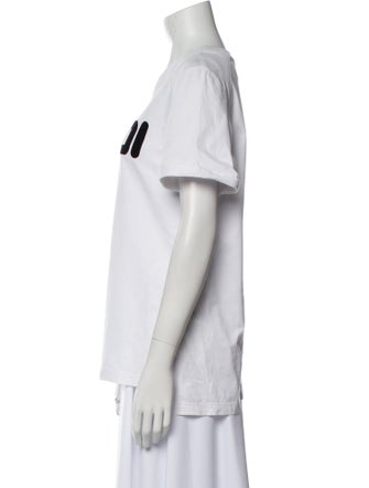 Fendi Graphic Print Crew Neck T-Shirt