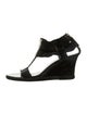 Fendi Patent Leather T-Strap Sandals