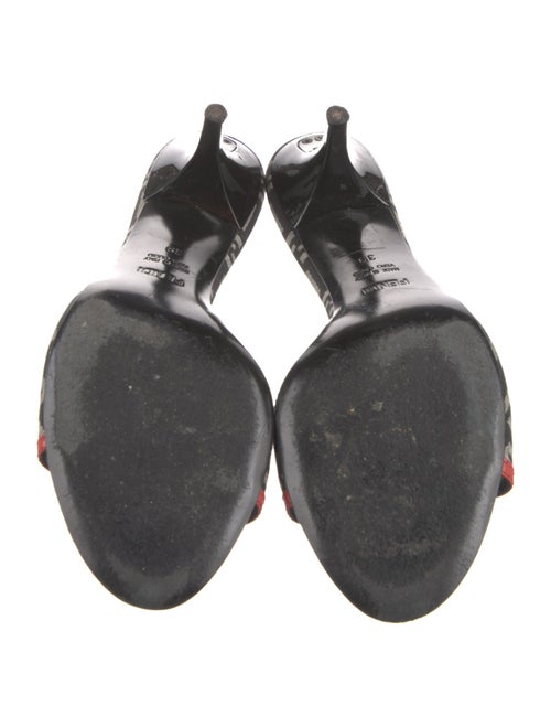 Fendi Zucca FF Logo Canvas Slides