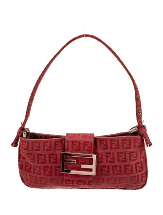 Fendi Zucchino FF Shoulder Bag