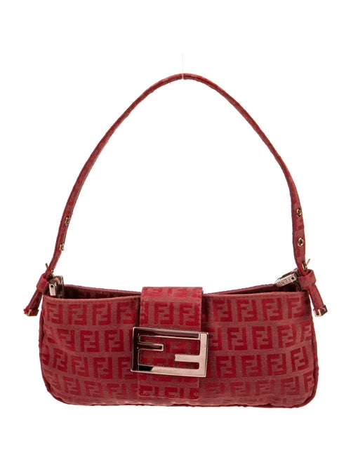 Fendi Zucchino FF Shoulder Bag