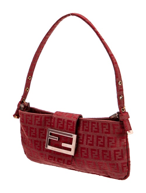 Fendi Zucchino FF Shoulder Bag