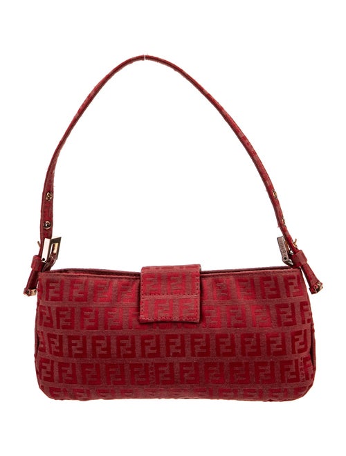 Fendi Zucchino FF Shoulder Bag