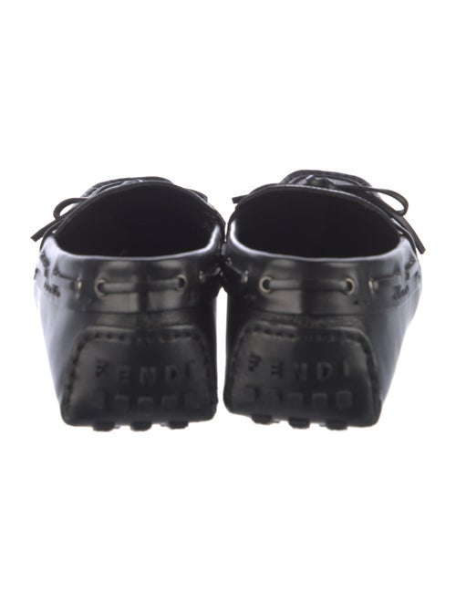 Fendi Zucca FF Logo Leather Drivers