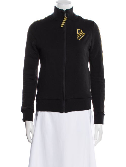 Fendi Mock Neck Long Sleeve Sweatshirt