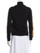 Fendi Mock Neck Long Sleeve Sweatshirt