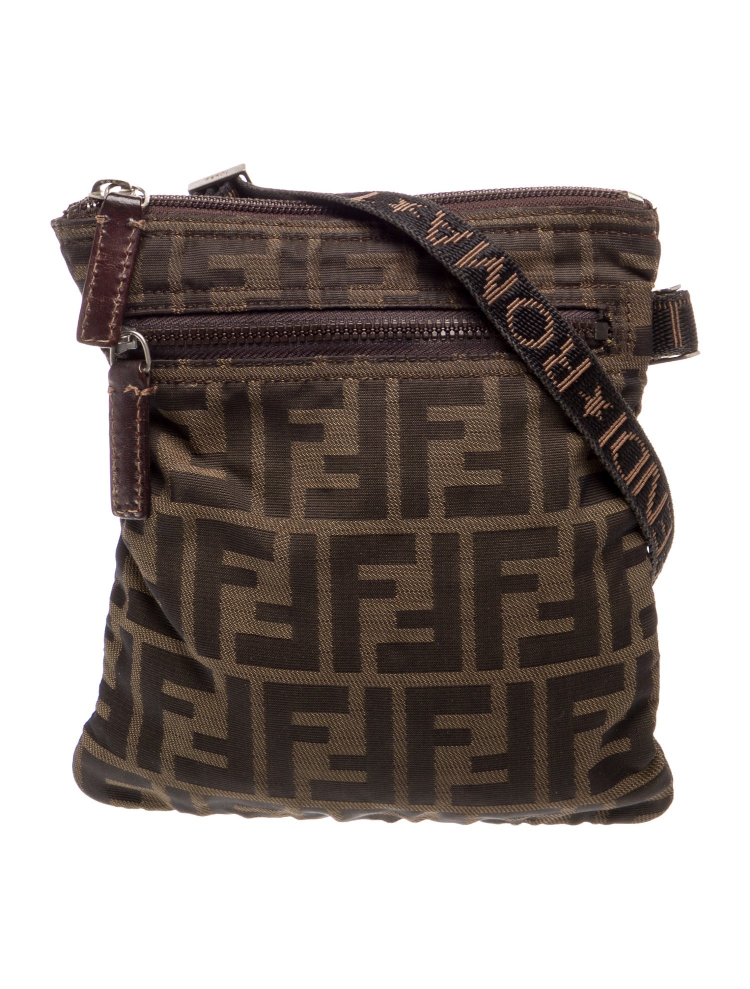 Fendi Zucca FF Messenger Bag