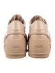 Fendi Leather Wedge Sneakers