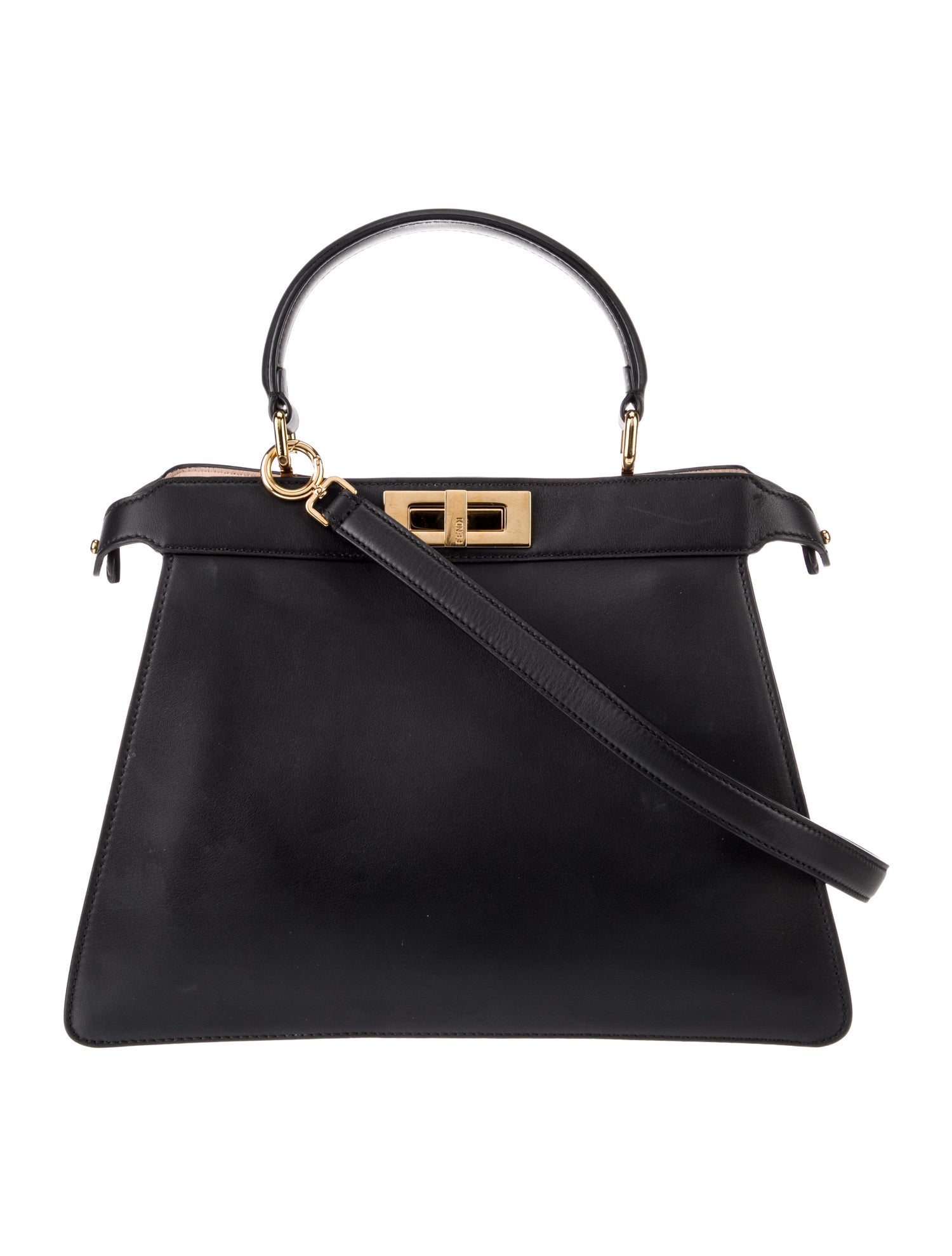 Fendi Leather Peekaboo Medium