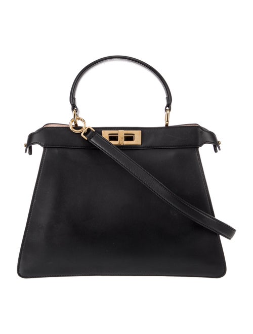 Fendi Leather Peekaboo Medium