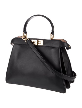 Fendi Leather Peekaboo Medium