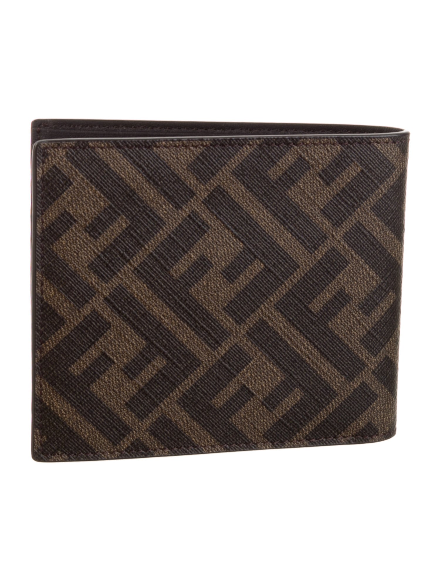 Fendi 2021 Diagonal Bifold Wallet
