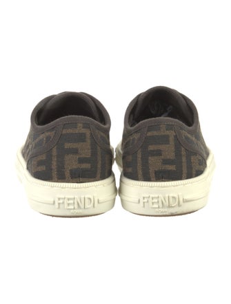 Fendi Zucca FF Logo Canvas Sneakers