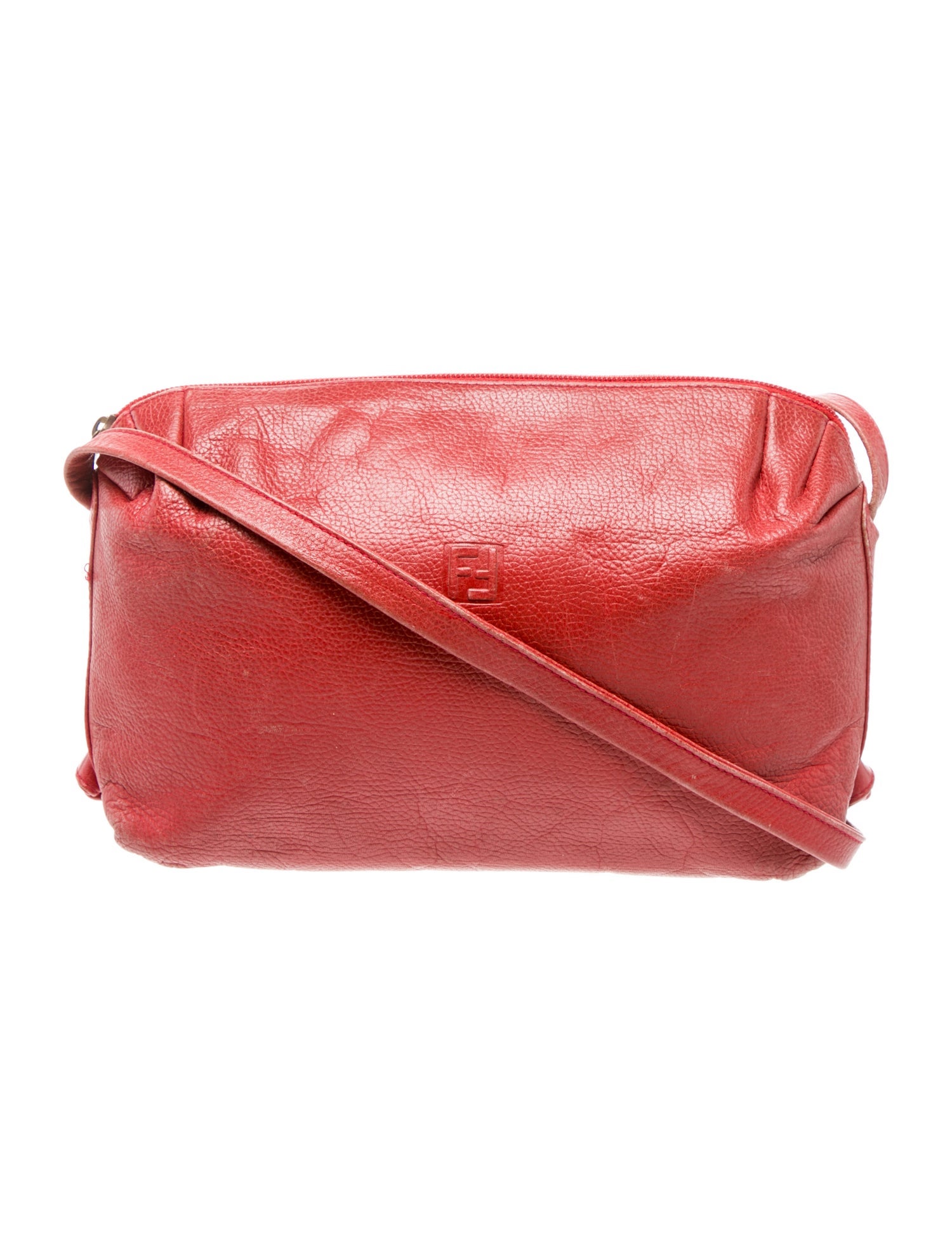 Fendi Leather Shoulder Bag Vintage