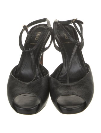 Fendi Zucca FF Logo Leather