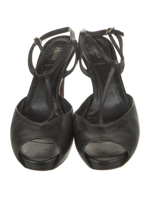 Fendi Zucca FF Logo Leather