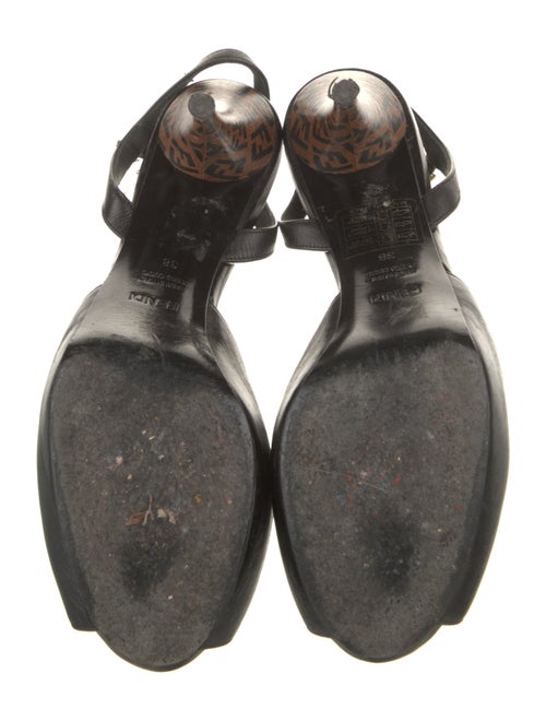 Fendi Zucca FF Logo Leather