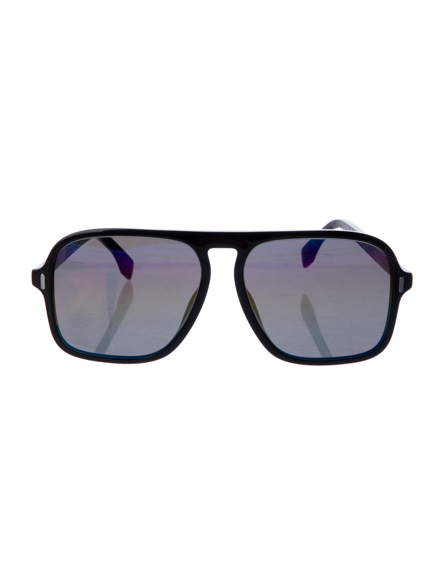 Fendi Square Mirrored Sunglasses