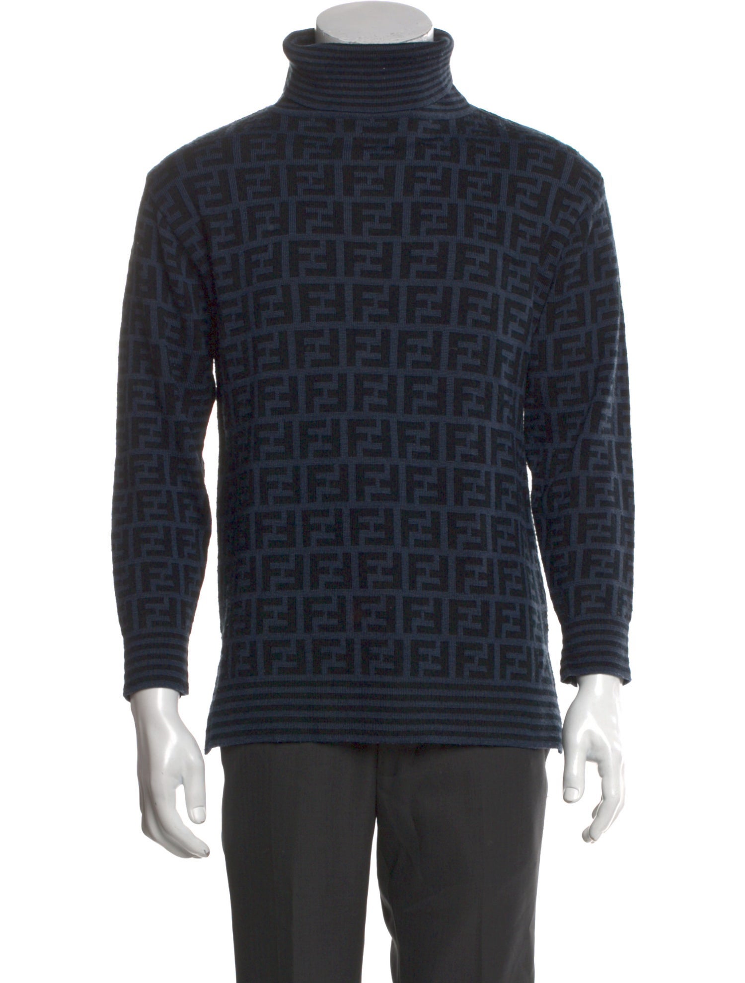 Fendi Zucca FF Logo Printed Cardigan