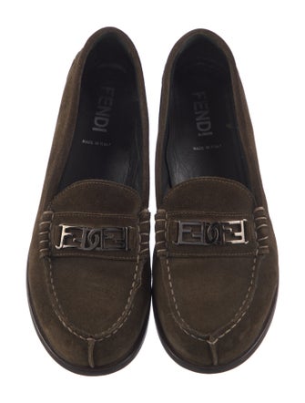 Fendi Suede Loafers