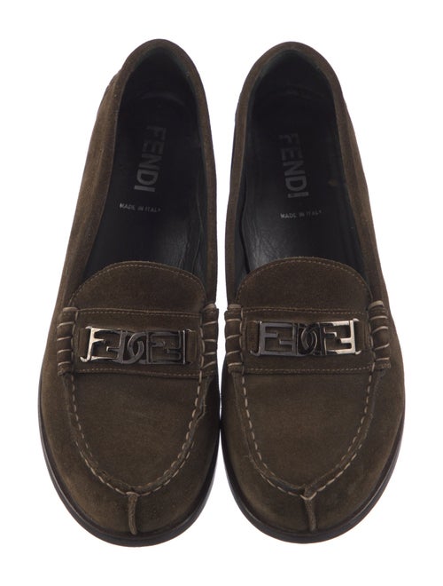 Fendi Suede Loafers