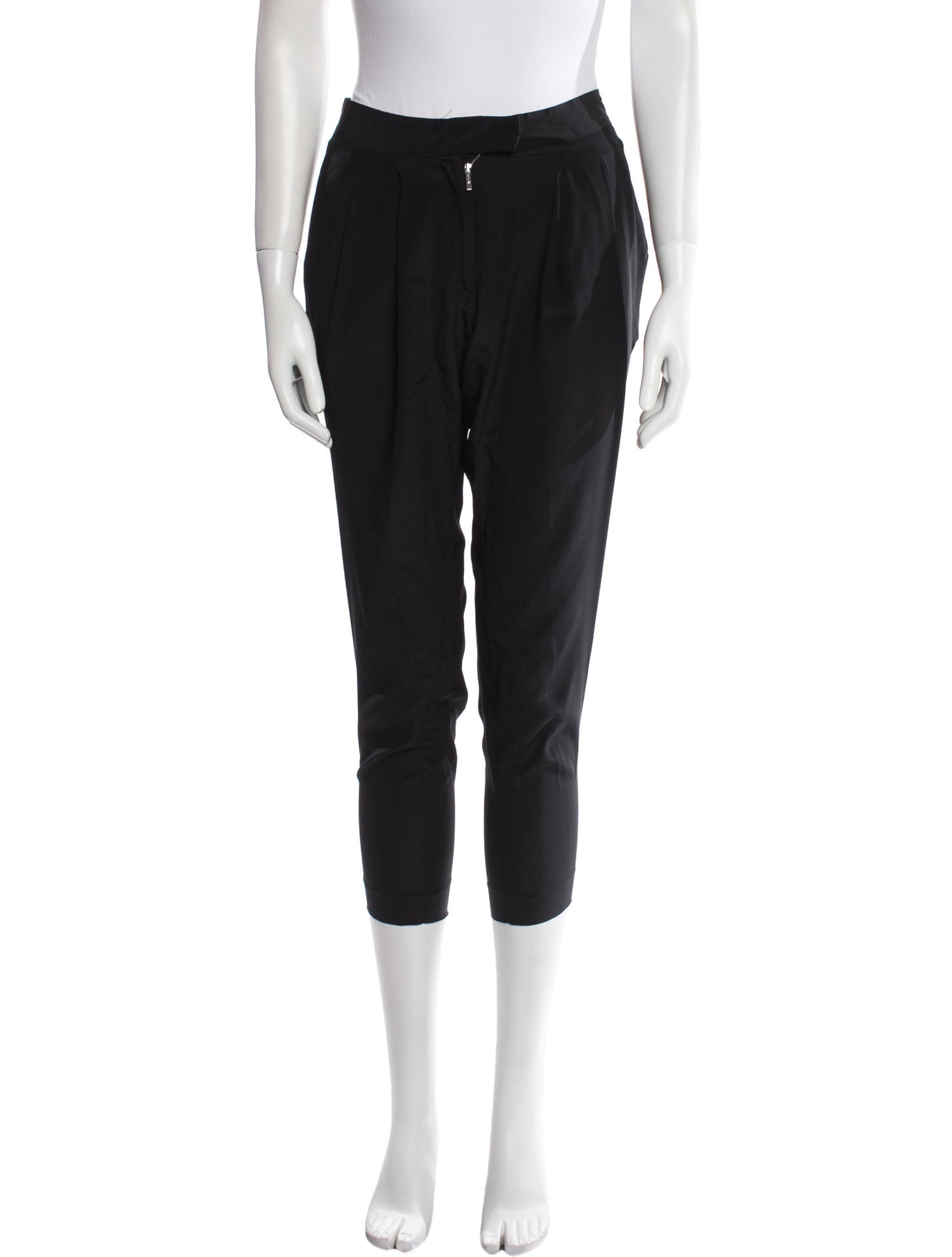 Fendi Silk Skinny Leg Pants