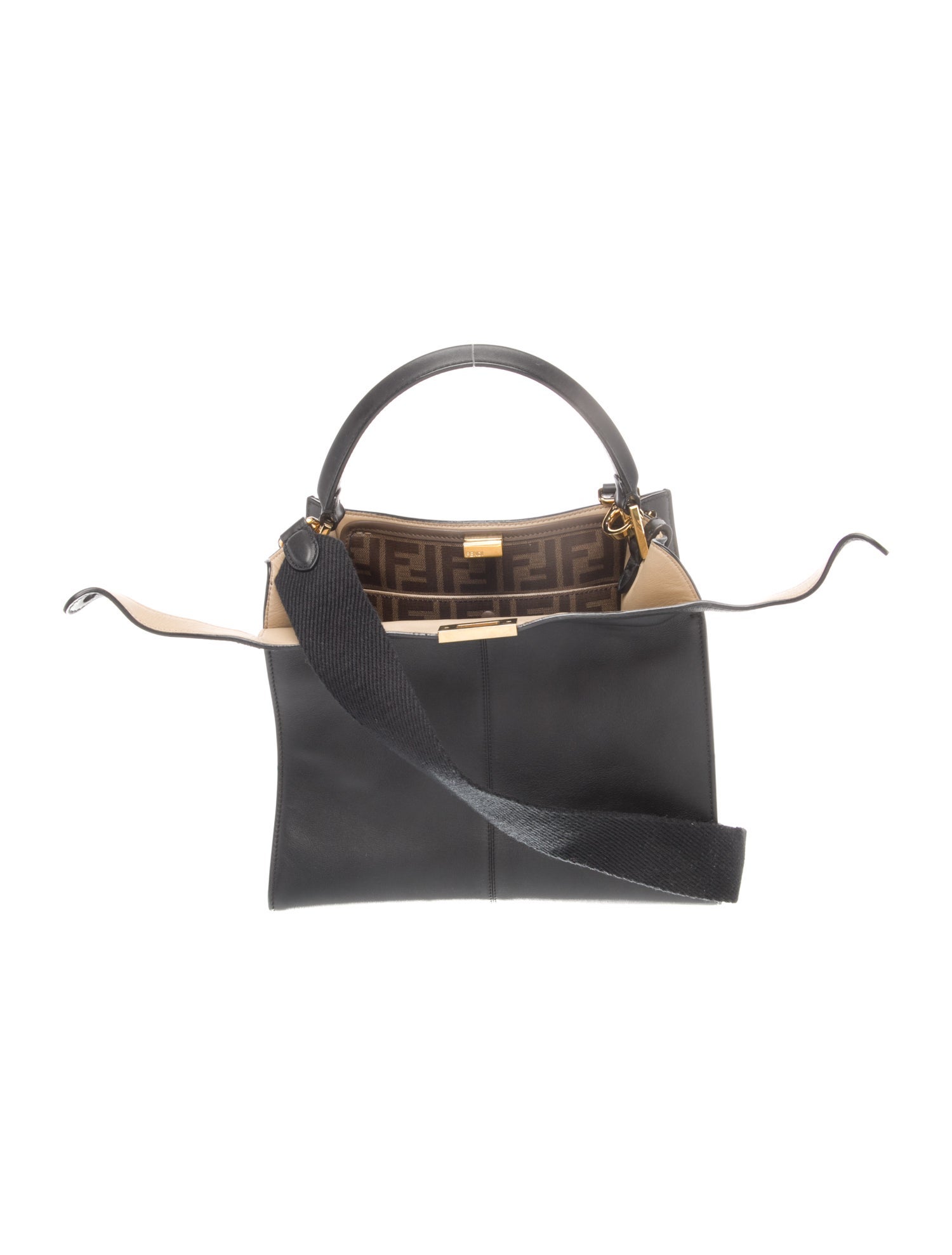 Fendi Leather Peekaboo X-Lite Medium