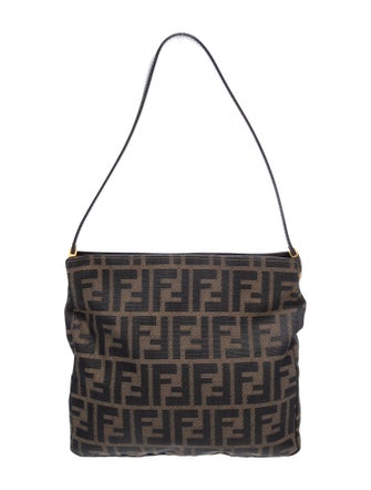 Fendi Zucchino FF Top Handle Bag