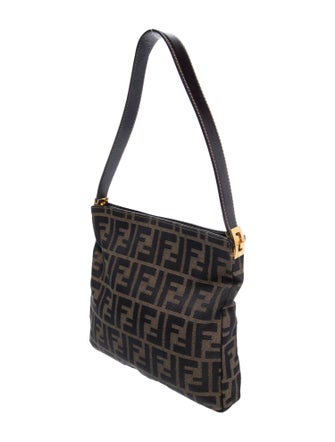 Fendi Zucchino FF Top Handle Bag
