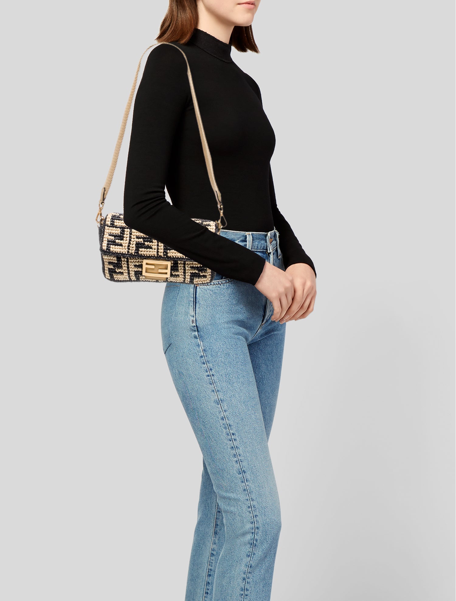 Fendi Zucca FF Baguette