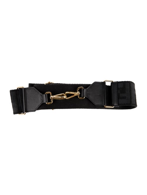 Fendi Leather Trim Bag Strap