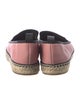 Fendi Monsters Motif Leather Espadrilles
