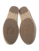 Fendi Monsters Motif Leather Espadrilles