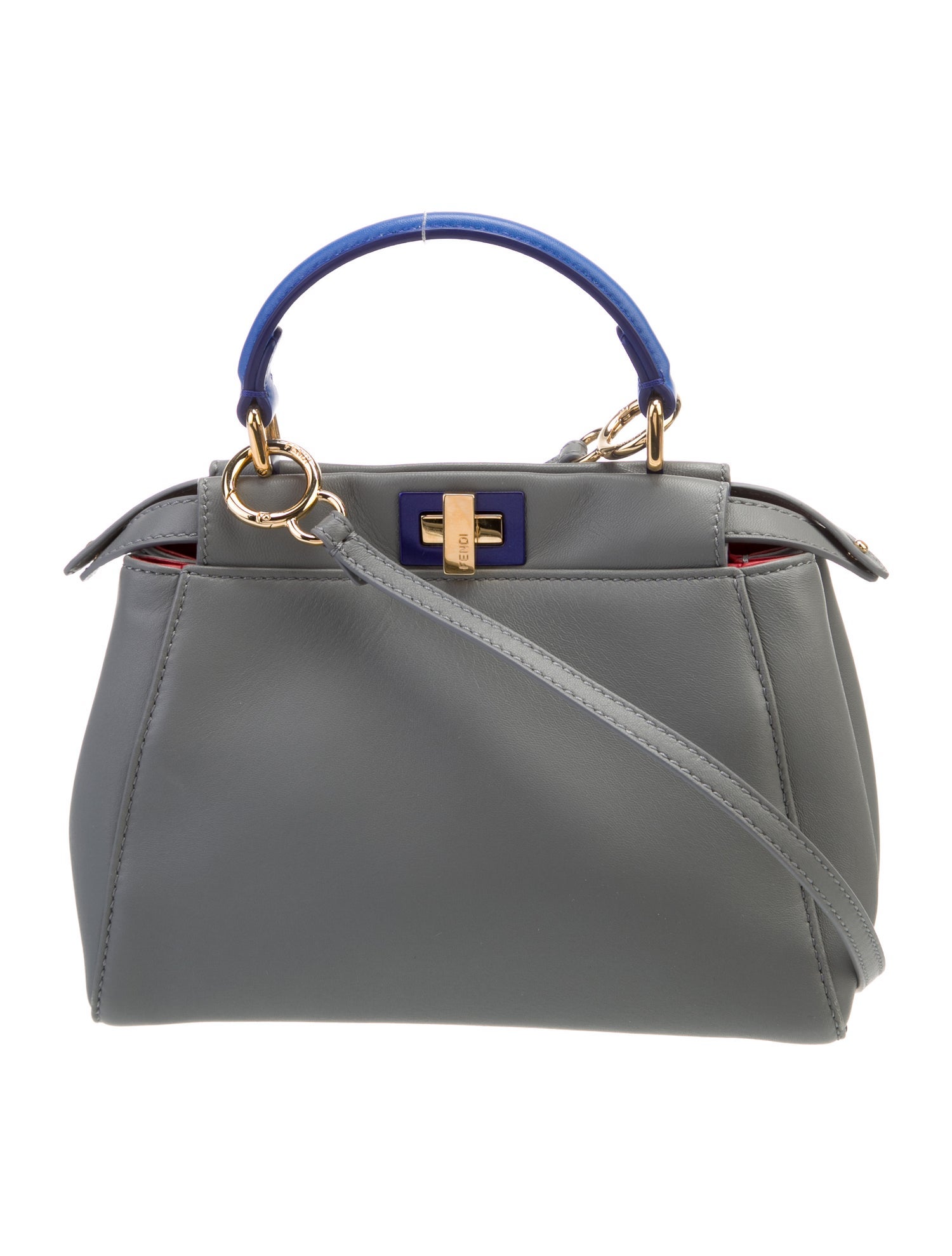 Fendi Leather Peekaboo Mini