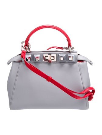 Fendi Leather Peekaboo Mini