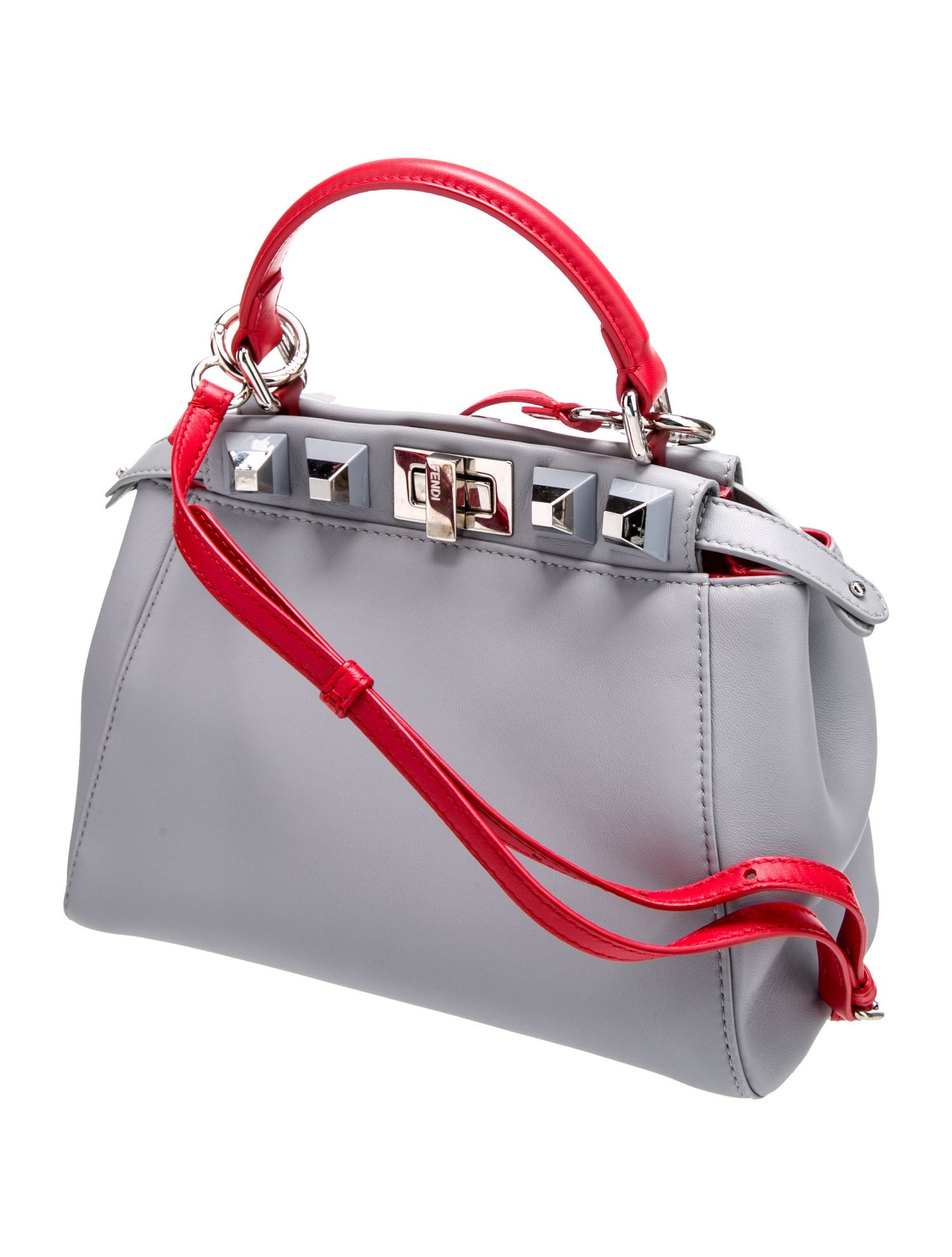 Fendi Leather Peekaboo Mini