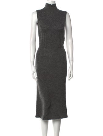 Fendi Wool Midi Length Dress