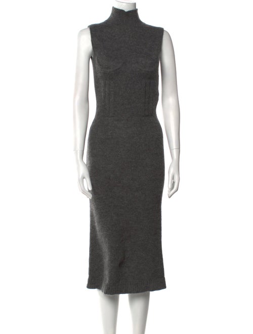 Fendi Wool Midi Length Dress