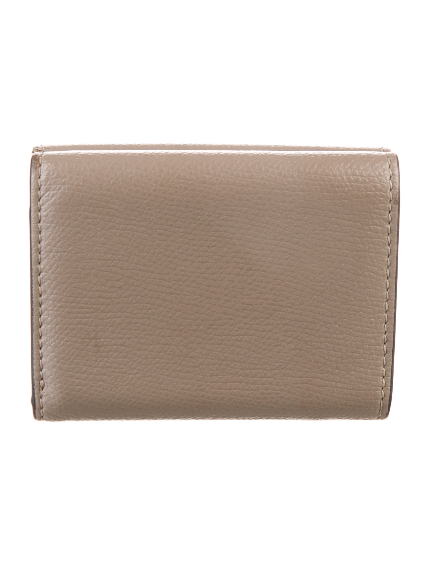 Fendi Leather Compact Wallet