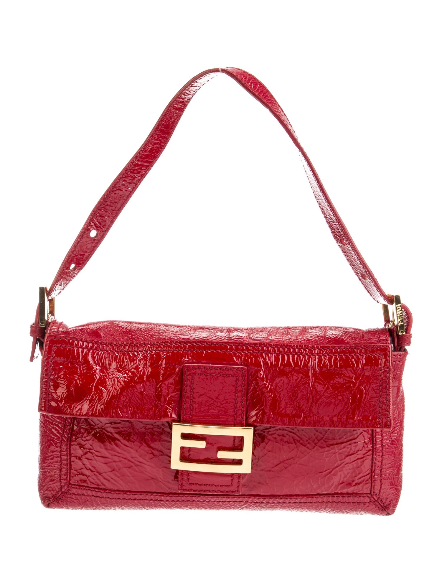 Fendi Patent Leather Baguette