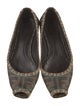 Fendi Zucca FF Logo Canvas Flats