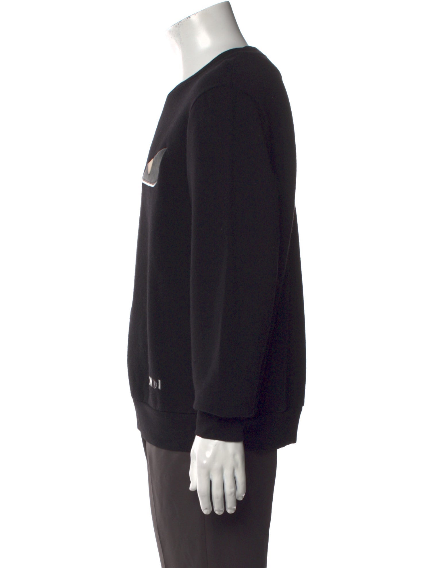 Fendi Monsters Motif Wool Sweatshirt