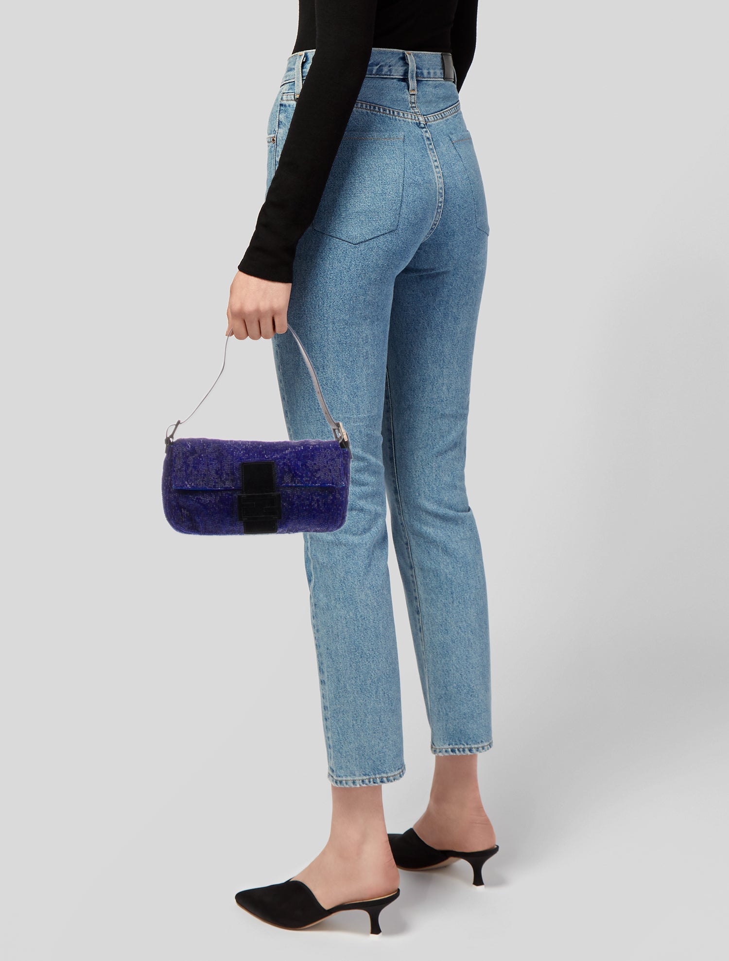 Fendi Satin Baguette Vintage