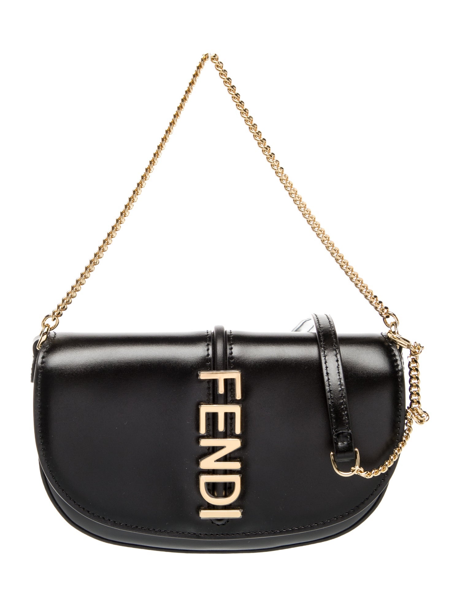 Fendi Leather Fendigraphy Wallet On Chain 2025 w/ Tags