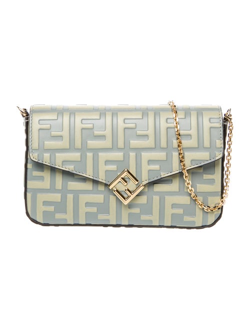 Fendi Zucca FF Diamond Wallet on Chain