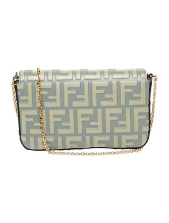 Fendi Zucca FF Diamond Wallet on Chain